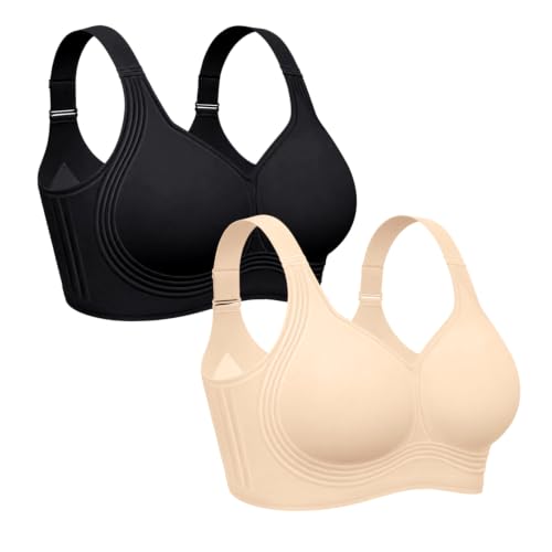 Image of OEAK Womens Wireless Jelly Bras Plus Size Support Push Up Comfortable Bra