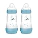 MAM Easy Start Anti-Colic Babyflasche im 2er-Set (260 ml), besonders gut akzeptierte Milchflasche, Baby Trinkflasche mit Bodenventil gegen Koliken & Sauger Größe 1, 0+ Monate, Elefant Baby,Schwarz günstig Kaufen-MAM Easy Start Anti-Colic Babyflasche im 2er-Set (260 ml), besonders gut akzeptierte Milchflasche, Baby Trinkflasche mit Bodenventil gegen Koliken & Sauger Größe 1, 0+ Monate, Elefant