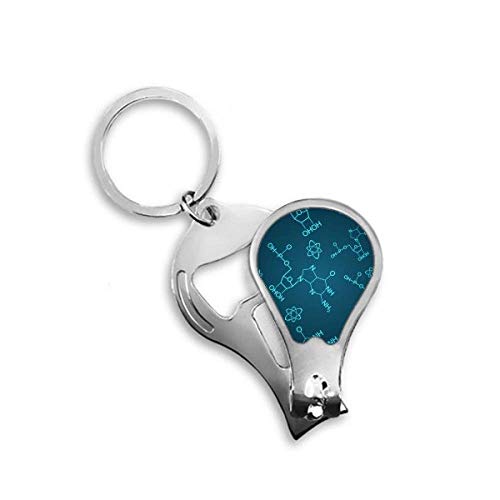 Coupe-ongles d'orteils précis contre les ongles durs DIYthinker bleu chimique