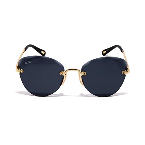 Image of Bean UV Protected Rimless Cat Eye Women's Sunglasses (55)