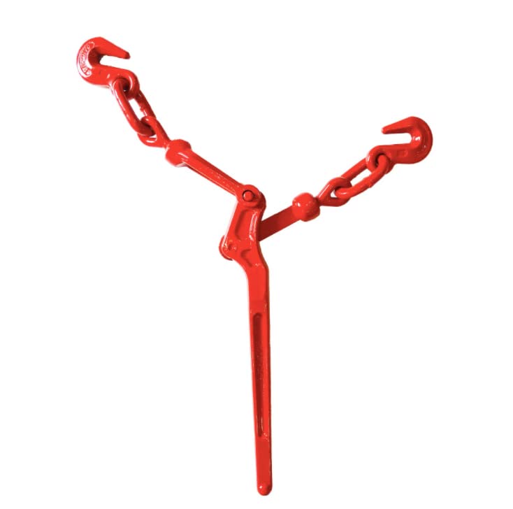 Image of 5 /16 Inch X 3 /8 Inch Heavy Duty Lever Load Binder with Grab Hooks, Secure Heavy Loads to Truck Or Flatbed Trailer (6600lbs-2)