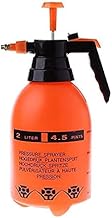 Garden Pump Pressure Sprayer | Spray Bottle for Herbicides, Pesticides, Fertilizers, Plants Flowers 2 Liter Capacity - Spray Bottle Plant Water | 30 X 13 X 13 cm | Orange