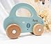 minipishop® Babygeschenke zur Geburt Junge personalisiert -Holzauto ab 1 Jahr als Spielzeug oder Babygeschenk Geburt türkis Erstes Auto mit Namen