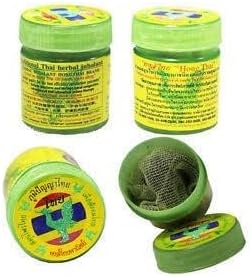 Pain Relief Traditional Thai Herbal Inhalent | Hong Thai Traditional Thai Herbal Inhalant Pain Relief Inhalant Lifestyle Hong Thai Traditional Thai Herbal Inhalant - 40 GM (Pack of 12)