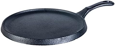 Wonder Chef Forza Cast Iron Dosa Tawa 25cm, Black, (63153470)
