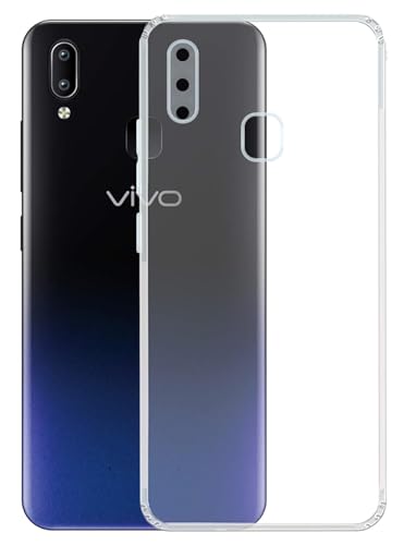 Image of Soft Rubber Back Cover Compatible Model for Vivo 1811 / Vivo Y91 - Transparent