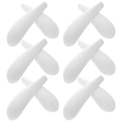 Cabilock 12pezzi Spalline Imbottite per Grucce Spessore Uniforme per Protezione Forma e Stabilità Capi Adatte Spalle Larghe e Cappotti Design Modellante per Esposizione