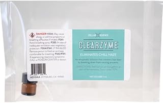 1ml Single Dose CLEARZYME CLAREX CHILL HAZE BEER CLARIFIER Enzymatic Fermentation Stage Solution to Fining Hazy Beer (Cellar Science repack of Brewer's Clarex)