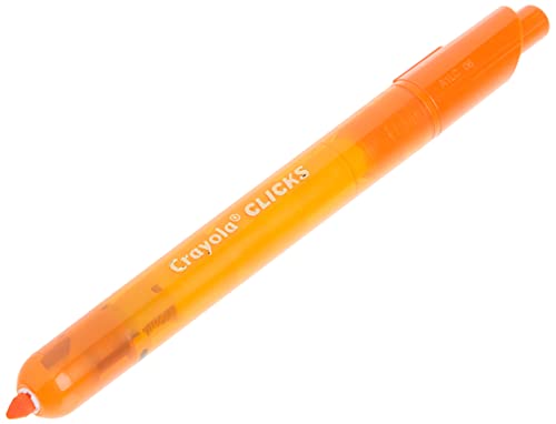 Crayola Clicks Retractable Tip Markers (10ct), Washable Cone Tip Art Marker Set, Cute Aesthetic School Supplies, Classroom Must Haves, Ages 3+ view 6