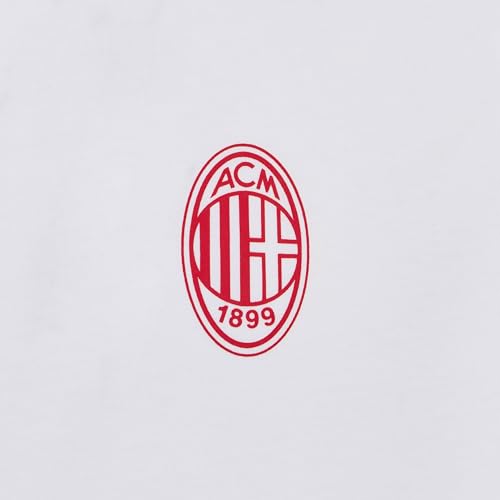 A.C. Milan T-Shirt Ftbless Camiseta con Logotipo Puma, Producto Oficial, Color Blanco, M Unisex Adulto