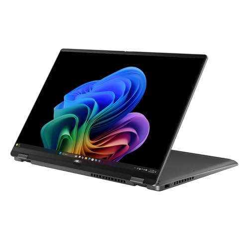 Image of ASUS Vivobook 16 inch OLED 120Hz Touchscreen Flip Copilot+ PC - Intel EVO Edition Core Ultra 7 258V Processor - 32GB LPDDR5X RAM - 1TB SSD - Thunderbolt 4 - Wi-Fi 7 - Windows 11 Pro