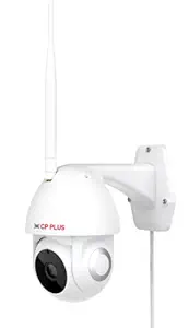 CP PLUS 4MP Outdoor Smart Wi-fi PT Camera | 360 degree with Pan & Tilt | Two Way Talk | Night Vision| SD Card (Up to 128 GB) | Alexa & Google Support | IP Ratings IP65 | CP-Z41A
