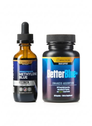 Methylene Blue Capsules & Tinctures Bundle Pack – Cognitive Support & Cellular Energy Boost