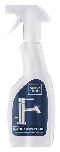 GROHE Grohclean, Detergent for The Bathroom and Kitchen, Based On Citric Acid, 500 Ml Recyclable Spray Bottle, Made In Germany, 48166000