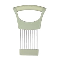 Support à Oignons Trancheuse Cuisine - Porte-Oignon En Acier Inoxydable Et PP, Antidérapant, Pour Légumes Et Viande