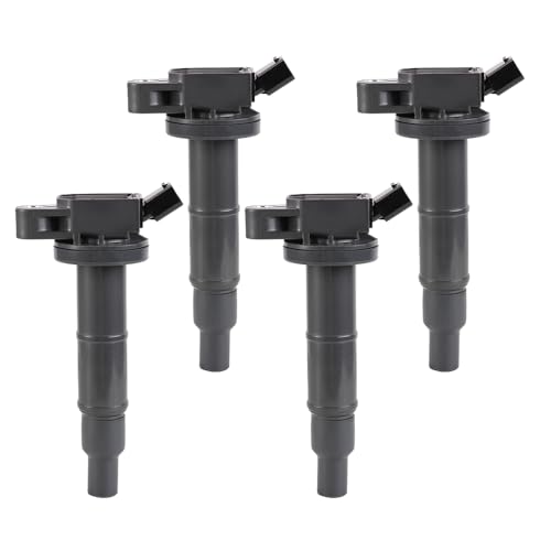 Lwope 車用 イグニッションコイル 4本セット トヨタ車用 アルファード ANH10W ANH15W ANH20W ANH25W ATH20W エスティマ ACR30W ACR40W ACR50W ACR55W用 点火コイル 90919-02243 90919-02244 90919-02266 高い耐久性 互換