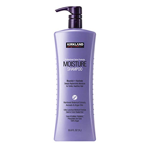 KIRKLAND Signature Moisturizing Shampoo New and improved formula Rainforest Botanical Extracts, Avocado & Argan Oils