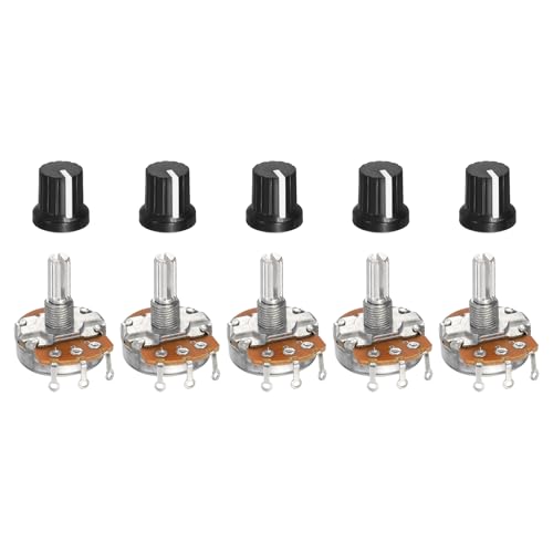 Potenciómetro giratorio de 5K ohmios MECCANIXITY para regulación de velocidad fluida y precisa