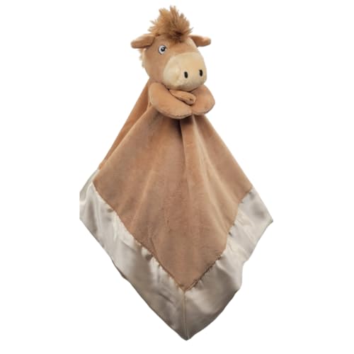 Yikestwins Horse Lovey Blanket for Baby | Large 20