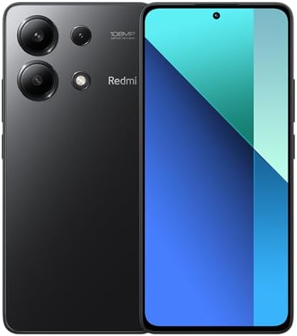 Xiaomi Redmi Note 13 4G 8GB + 256GB Smartphone Global versione 6.67-inch AMOLED Screen 120Hz Triple Camera 108MP Snapdragon 685 5000mAh Batteria 33W Fast Charging Black NO NFC