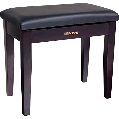 Roland RPB-100RW Banco de Piano con Compartimento de Almacenamiento, Palisandro, 58 x 35 x 15.5 cm