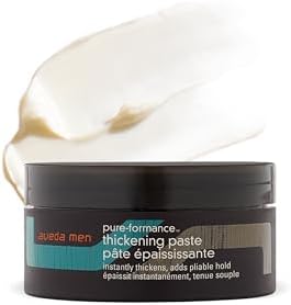 Aveda Men Pure-Formance Thickening Paste | Thickens Hair | Versatile Hold | Natural Finish Hair Styling Paste | With Amla |91% Naturally Derived*, 2.5 Fl Oz