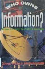 Hardcover Who Owns Information?: From Privacy To Public Access Book
