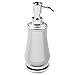 mDesign Modern Metal Refillable Liquid Soap Dispenser Pump Bottle for Bathroom Vanity Countertop, Kitchen Sink - Holds Hand Soap, Dish Soap, Hand Sanitizer, Essential Oils - Pearl Silver/Chrome