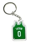 Jayson Tatum Keychain – #0 Mini Jersey Basketball Gift Ring – Collectible Present for Fans, Hoopers & Sports Supporters