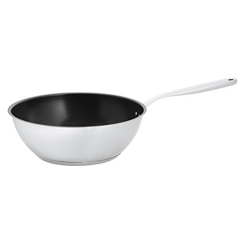 FISKARS All Steel Wok con Revestimiento Ceratec Cover