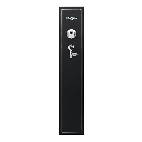 Barska AX11652 Quick Access Tall Biometric Fingerprint 4 Position Security Rifle Safe 1.83 Cubic Ft - Thumbnail 5