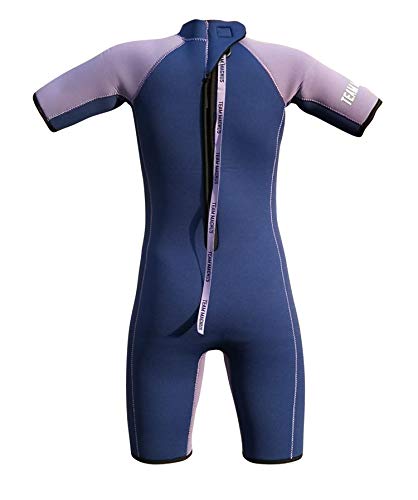 Combinaison plongée 5mm pour enfant qui a froid dans l'eau