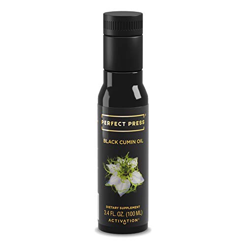 Activation Products, Perfect Press Black Cumin Seed Oil – Vegan, Organic and Gluten Free Pure Nigella Sativa - Digestive Support, Immune System Booster, Loaded with Vitamins B1 B2 B3, 100ml