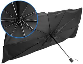 Car Sun Shade for Windshield, Foldable Car Windshield Umbrella to Block Ultraviolet Rays and Heat to Keep The Car Cool, Easy to Store and Use, Suitable for Car Truck SUV (57in * 31.1in)