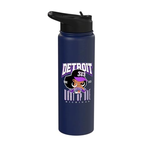 313 Detroit City Pride Urban Fashion Giftware Stainless Steel Insulated