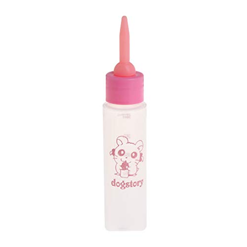 Biberón de lactancia para mascotas de 30 ml, tetina de silicona para animales pequeños, botella de alimentación transparente para gatitos recién nacidos, cachorros y conejos