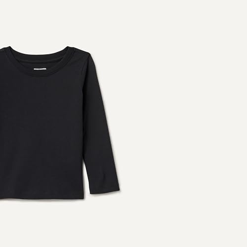 Image of Amazon Essentials Girls and Toddlers' Long-Sleeve Crewneck T-Shirts