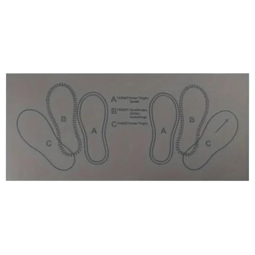 Yoga Mats,Exercise Mat For Knee,Anti-Slip Squat Assist Training Ma-t Squat Guide Foot Position Pad For Squats Or Yo-ga In Gym,Knee Pushups Pads,80x35cm - Image 3