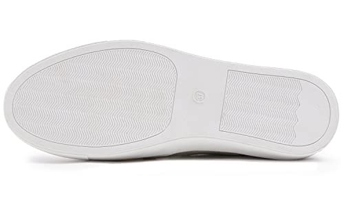 Image of FEVERSOLE Women's Fashion Sparkle Sequin Embellished Sneaker Party Holiday Casual Shoes
