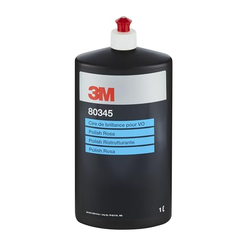 3M Pasta Lucidatura Cera di Alta Potenza, Rosa, 1 l