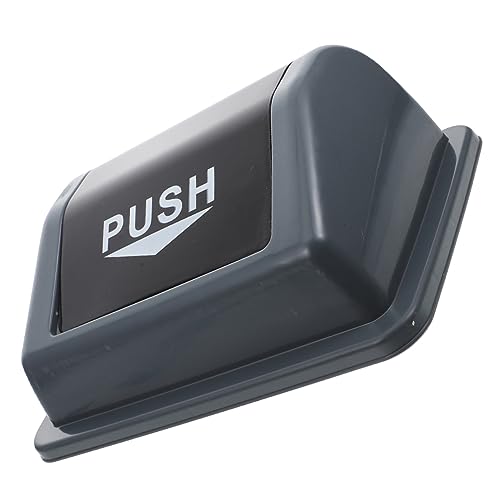 Cabilock Swing Top Wastebasket Lid Plastic Replacement Lid for Trash Can Easy to Install Smooth Surface for Waste Baskets Prevents Odors Reliable Garbage Can Top