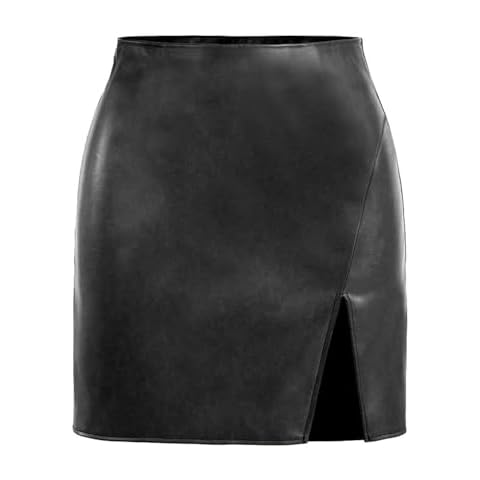 Jupe en cuir MAOAEAD taille haute Cover
