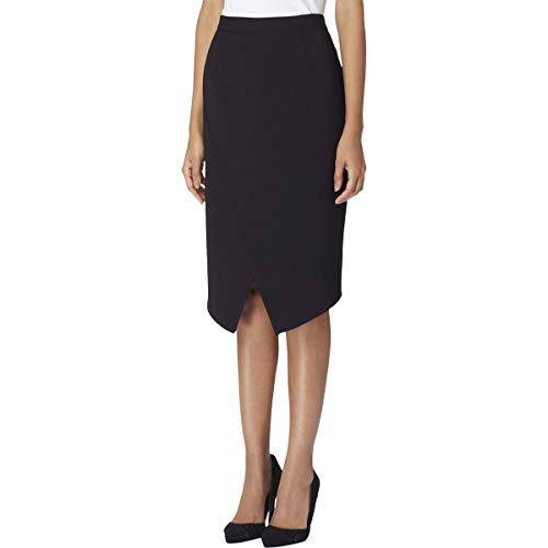 TAHARI Womens Faux Wrap Pencil Skirt