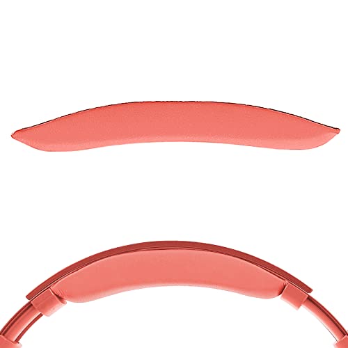 Geekria Protein Leather Headband Pad Compatible with SONY MDR-100ABN Headphones, Replacement Band Repair Part (Twilight Red)