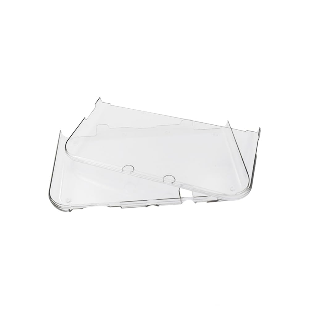 Hzxkqmil Etui Ochronne dla Nintendo New 3DS XL LL, Przezroczysta Twarda Obudowa Osłona Ochronna + 1 Zestawy Foli Ochronnych na Ekran dla New 3DS XL/LL Konsoli