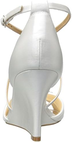Badgley Mischka Women's Tacey Wedge Sandal, White, 8.5 M US | Image 2