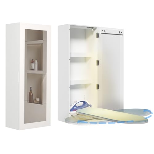 Facilehome KHR70011WH-L1 Wall Mounted Ironing Board Cabinet cover