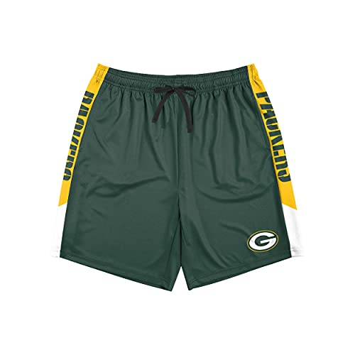 Image of FOCO NFL Mens NFL Team Logo Side Stripe Training Shorts