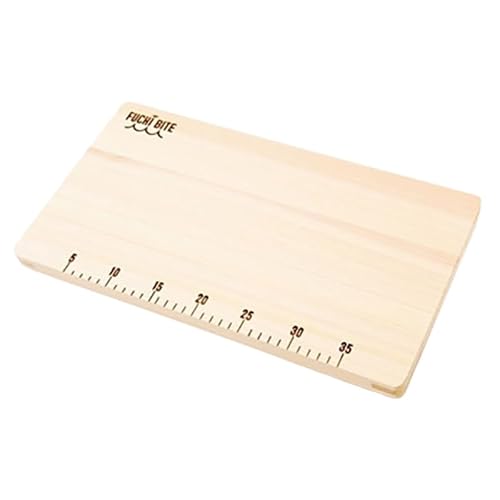 [順次発送][FUCHI BITE] スケール付き 木製まな板(ヒノキ) 木製 ヒノキ 檜 木工品 卓上 国産 キッチン用品 キッチングッズ 調理器具 日用品 日用雑貨 アウトドア キャンプ カットボード カッティングボード