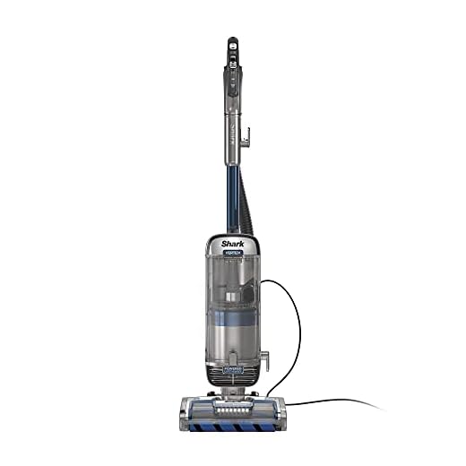 Shark AZ2000 Upright Vacuum Vertex DuoClean PowerFins Powered Lift-Away Self-Cleaning Brushroll and HEPA Filter, 1 Quart Dust Cup Capacity, Blue (Renewed)